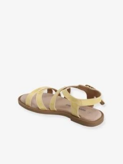 Sandales Brides Croisées Fille Jaune - Vertbaudet -Pampero Boutique sandales brides croisees fille 4