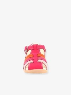 Sandales Cuir Bébé Fille Bigfly 2 KICKERS® Rose Orange Tricolore - Kickers -Pampero Boutique sandales cuir bebe fille bigfly 2 kickers 5