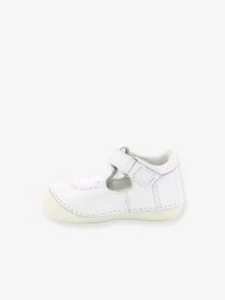 Sandales Cuir Bébé Fille Salomé KICKERS® 1ers Pas Blanc - Kickers -Pampero Boutique sandales cuir bebe fille salome kickers 1ers pas 2