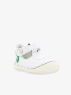 Sandales Cuir Bébé Fille Salomé KICKERS® 1ers Pas Blanc - Kickers