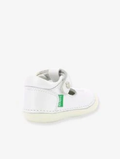 Sandales Cuir Bébé Fille Salomé KICKERS® 1ers Pas Blanc - Kickers -Pampero Boutique sandales cuir bebe fille salome kickers 1ers pas 3