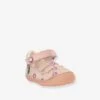 Sandales Cuir Bébé Fille Sushy Originel Softers KICKERS® Rose Clair Flower - Kickers -Pampero Boutique sandales cuir bebe fille sushy originel softers kickers