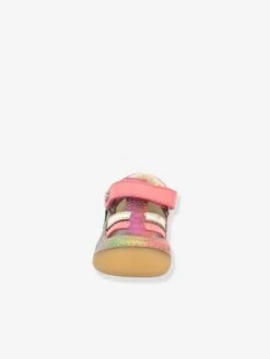 Sandales Cuir Bébé Fille Sushy Originel Softers KICKERS® Rose Metallise - Kickers -Pampero Boutique sandales cuir bebe fille sushy originel softers kickers 11