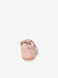 Sandales Cuir Bébé Fille Sushy Originel Softers KICKERS® Rose Clair Flower - Kickers -Pampero Boutique sandales cuir bebe fille sushy originel softers kickers 3