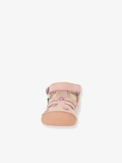 Sandales Cuir Bébé Fille Sushy Originel Softers KICKERS® Rose Clair Flower - Kickers -Pampero Boutique sandales cuir bebe fille sushy originel softers kickers 5