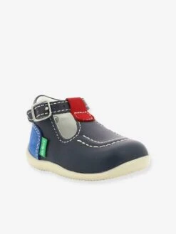 Sandales Cuir Bébé Garçon Bonbek KICKERS® Marine - Kickers