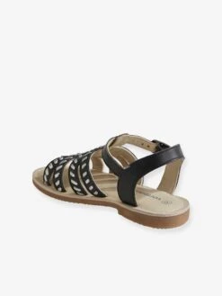 Sandales Cuir Ethnique Fille Noir - Vertbaudet -Pampero Boutique sandales cuir ethnique fille 2