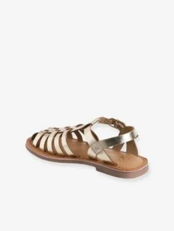 Sandales Cuir Fille Or - Vertbaudet -Pampero Boutique sandales cuir fille 15