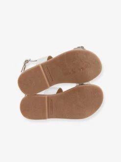 Sandales Cuir Fille Blanc - Vertbaudet -Pampero Boutique sandales cuir fille 5