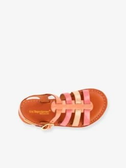 Sandales Cuir Fille Bobbie LES TROPEZIENNES® PAR M. BELARBI Rose/or - Les Tropeziennes -Pampero Boutique sandales cuir fille bobbie les tropeziennes par m. belarbi 1