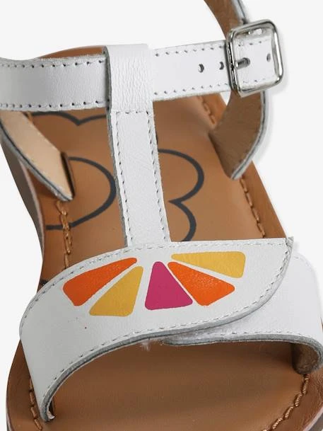 Sandales Cuir Fille Collection Maternelle Blanc - Vertbaudet 8 Sandales Cuir Fille Collection Maternelle Blanc - Vertbaudet – Image 6