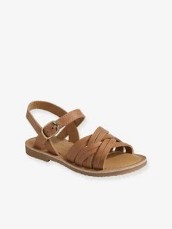 Sandales Cuir Fille Collection Maternelle Marron - Vertbaudet -Pampero Boutique sandales cuir fille collection maternelle 4