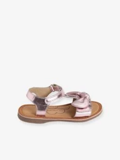 Sandales Cuir Fille Collection Maternelle Rose Clair Métalisé - Vertbaudet -Pampero Boutique sandales cuir fille collection maternelle 8