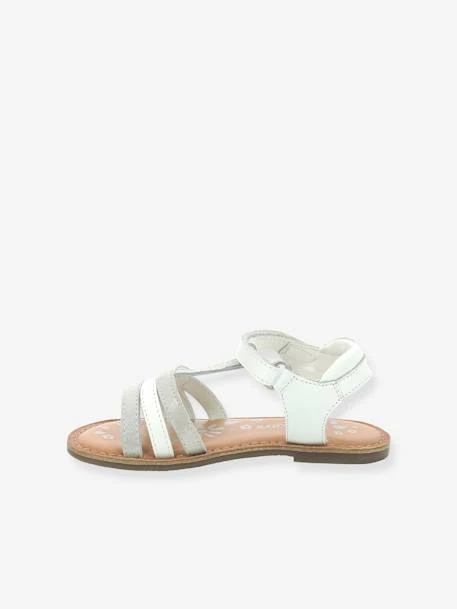 Sandales Cuir Fille Diamanto Diva KICKERS® Blanc Argent - Kickers 4 Sandales Cuir Fille Diamanto Diva KICKERS® Blanc Argent - Kickers – Image 2