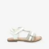 Sandales Cuir Fille Diamanto Diva KICKERS® Blanc Argent - Kickers -Pampero Boutique sandales cuir fille diamanto diva kickers