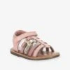 Sandales Cuir Fille Diveta KICKERS® Rose Clair Rainbow - Kickers -Pampero Boutique sandales cuir fille diveta kickers