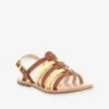 Sandales Cuir Fille Dixon Diva KICKERS® Camel Or - Kickers -Pampero Boutique sandales cuir fille dixon diva kickers