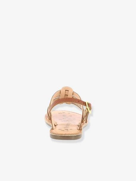 Sandales Cuir Fille Dixon Diva KICKERS® Camel Or - Kickers 6 Sandales Cuir Fille Dixon Diva KICKERS® Camel Or - Kickers – Image 4