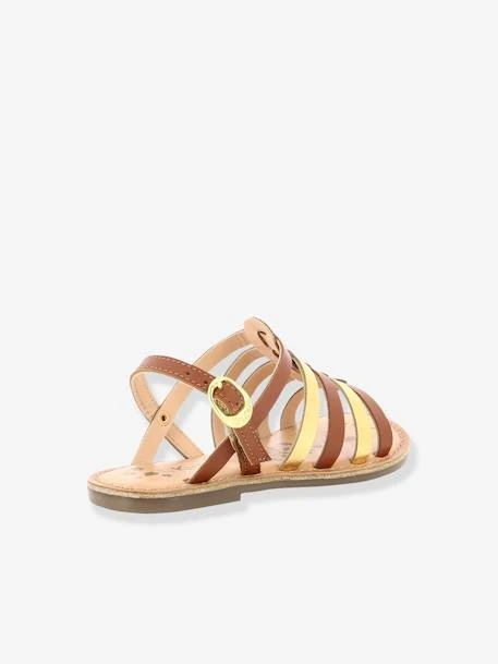 Sandales Cuir Fille Dixon Diva KICKERS® Camel Or - Kickers 7 Sandales Cuir Fille Dixon Diva KICKERS® Camel Or - Kickers – Image 5