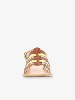 Sandales Cuir Fille Dixon KICKERS® Jaune Or - Kickers -Pampero Boutique sandales cuir fille dixon kickers 5