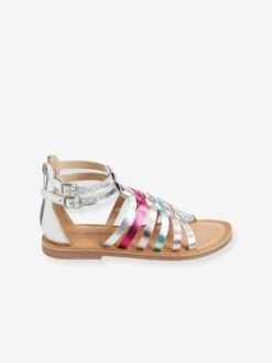 Sandales Cuir Fille Esprit Spartiates Or - Vertbaudet -Pampero Boutique sandales cuir fille esprit spartiates 1