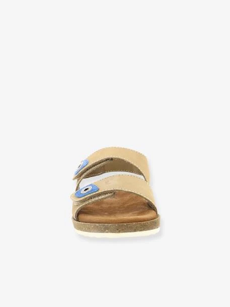 Sandales Cuir Fille First KICKERS® Beige Bleu - Kickers 8 Sandales Cuir Fille First KICKERS® Beige Bleu - Kickers – Image 6