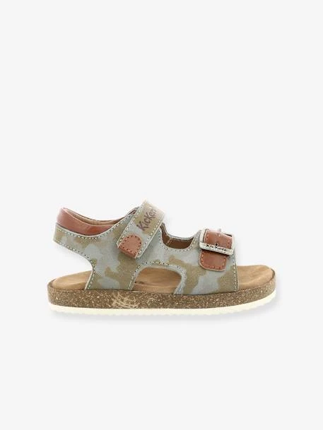 Sandales Cuir Garçon Funkyo KICKERS® Kaki Camouflage - Kickers 4 Sandales Cuir Garçon Funkyo KICKERS® Kaki Camouflage - Kickers – Image 2