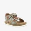 Sandales Cuir Garçon Funkyo KICKERS® Kaki Camouflage - Kickers -Pampero Boutique sandales cuir garcon funkyo kickers