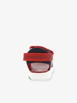 Sandales Cuir Garçon Plane KICKERS® Rouge Marine - Kickers -Pampero Boutique sandales cuir garcon plane kickers 4