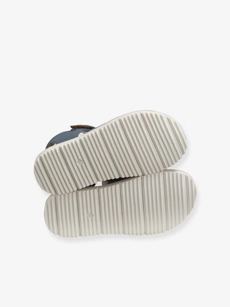 Sandales Cuir Scratchées Garçon Kaki - Vertbaudet 7 Sandales Cuir Scratchées Garçon Kaki - Vertbaudet – Image 5