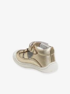 Sandales Cuir Souple Bébé Fille 4 Pattes Metallisé Or - Vertbaudet -Pampero Boutique sandales cuir souple bebe fille 4 pattes 4