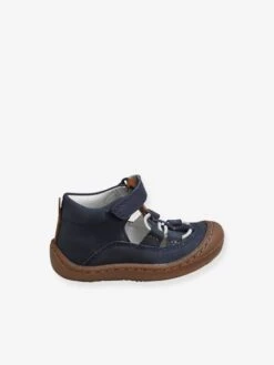 Sandales Cuir Souple Bébé Garçon 4 Pattes Bleu Marine - Vertbaudet -Pampero Boutique sandales cuir souple bebe garcon 4 pattes 2