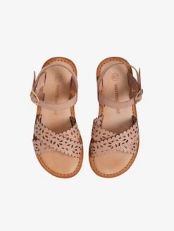 Sandales Cuir Tannage Végétal Fille Sauge - Vertbaudet -Pampero Boutique sandales cuir tannage vegetal fille 10