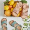 Sandales Cuir Tannage Végétal Fille Sauge - Vertbaudet -Pampero Boutique sandales cuir tannage vegetal fille 6