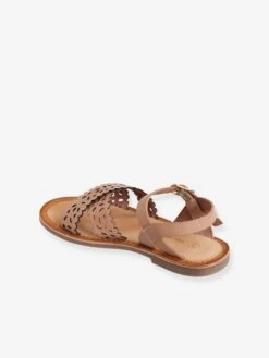 Sandales Cuir Tannage Végétal Fille Sauge - Vertbaudet -Pampero Boutique sandales cuir tannage vegetal fille 9