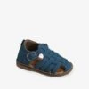 Sandales En Cuir Bébé Mixte Bout Fermé Bleu Marocain - Vertbaudet 1 Sandales En Cuir Bébé Mixte Bout Fermé Bleu Marocain - Vertbaudet -Pampero Boutique sandales en cuir bebe mixte bout ferme