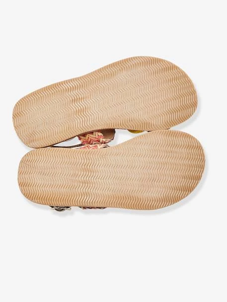 Sandales En Cuir Fille Avec Pompons Rose - Vertbaudet 7 Sandales En Cuir Fille Avec Pompons Rose - Vertbaudet – Image 5