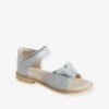 Sandales En Cuir Fille Collection Maternelle Bleu Clair - Vertbaudet -Pampero Boutique sandales en cuir fille collection maternelle