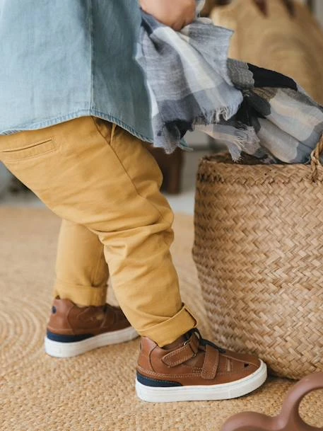 Sandales Fermées Bébé Garçon En Cuir Cognac - Vertbaudet 3 Sandales Fermées Bébé Garçon En Cuir Cognac - Vertbaudet