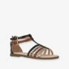 Sandales Fille Karly G D GEOX® Noir Caramel - Geox -Pampero Boutique sandales fille karly g d geox