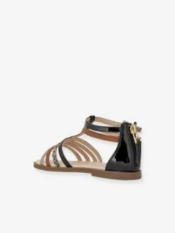 Sandales Fille Karly G D GEOX® Noir Caramel - Geox -Pampero Boutique sandales fille karly g d geox 2