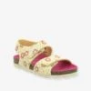 Sandales Fille Summerkro Summerkick KICKERS® Rose Clair Flower - Kickers -Pampero Boutique sandales fille summerkro summerkick kickers