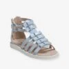 Sandales Hautes Fille Esprit Spartiates Bleu Clair - Vertbaudet -Pampero Boutique sandales hautes fille esprit spartiates