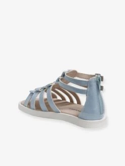 Sandales Hautes Fille Esprit Spartiates Bleu Clair - Vertbaudet -Pampero Boutique sandales hautes fille esprit spartiates 2