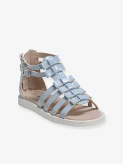Sandales Hautes Fille Esprit Spartiates Bleu Clair - Vertbaudet