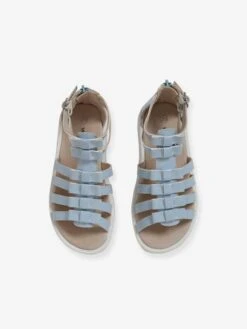 Sandales Hautes Fille Esprit Spartiates Bleu Clair - Vertbaudet -Pampero Boutique sandales hautes fille esprit spartiates 3