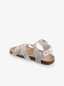 Sandales Imprimées Fille Fleurs Rouge - Vertbaudet -Pampero Boutique sandales imprimees fille 4