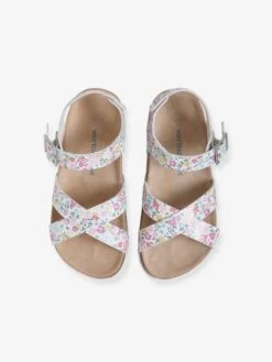 Sandales Imprimées Fille Fleurs Rouge - Vertbaudet -Pampero Boutique sandales imprimees fille 5