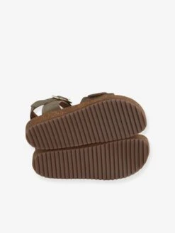 Sandales Moussées Cuir Fille Or - Vertbaudet -Pampero Boutique sandales moussees cuir fille 4