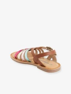 Sandales Multi-brides Cuir Fille Camel - Vertbaudet -Pampero Boutique sandales multi brides cuir fille 2